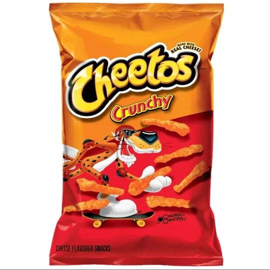 Bolsa naranja de Cheetos Crunchy sabor queso